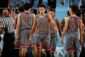 Jerome Robinson wanted to stay home and play in North Carolina, but instead found himself playing for Boston College. Still, he has led the Eagles resurgence.
