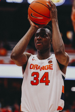 Sidibe led the Orange with eight rebounds, his fourth-highest on the season.