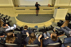 SA's Monday meeting in Maxwell Auditorium included discussions about off-campus safety and security, the final report published by the Chancellor’s Workgroup on Diversity and Inclusion and the upcoming SA debate.