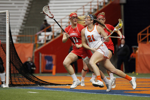 Kayla Treanor posted three points in Syracuse's win over Cornell on Tuesday night.