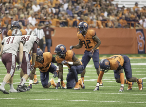 Winston Lee walked onto Syracuse's football team after one season with the track team. He has played primarily on special teams.