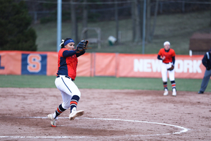 Alexa Romero, pictured last season, didn't allow a hit in her six innings of relief on Monday.