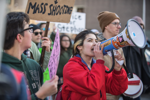 The march in downtown Syracuse attracted residents of all ages from across the area.