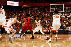 Syracuse utilized a full-court press for much of its blowout win over Eastern Washington on Tuesday.