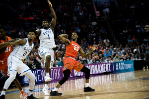 Frank Howard scored a career-high 28 points in Syracuse's quarterfinal loss to Duke on Thursday. 