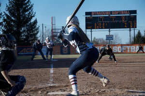 Syracuse's bats came alive in the fifth and sixth innings of the game.