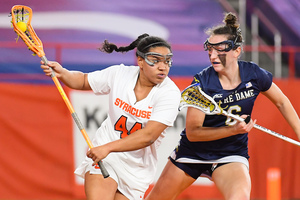 Emma Ward scored three goals in Syracuse's 18-14 win over No. 4 Notre Dame