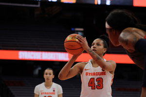 Syracuse made 25 of 28 free throws today against Pittsburgh. 