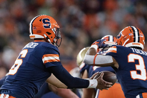 Syracuse fought back in a 32-23 win with 224 yards of total offense, four touchdowns and a crucial turnover in the fourth quarter. 