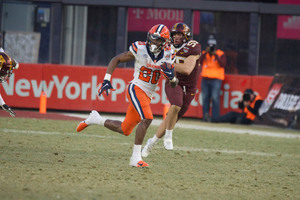 Allen, a rising sophomore, recorded 154 yards in the 2022 Pinstripe Bowl. His selection marks the third straight year where a Syracuse running back has been featured on the watch list