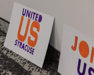 United Syracuse, a group of several union chapters on campus, formed this summer to advocate for wage increases and more transparency from SU. Members said they have met with SU officials to discuss their goals.
