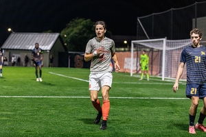 Syracuse forward Daniel Burko earned Co-ACC offensive player of the week after scoring two goals against Canisius and Louisville. 