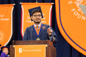 Ghael Fobes was honored as a 2025 Marshall Scholar after graduating from SU in 2022. The scholarship is based out of the U.K. and finances recent American university graduates to pursue a graduate education at a university in the U.K.