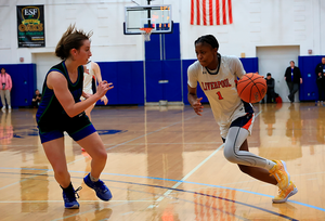 A'Briyah Cunningham rode the bench during her sophomore year for Liverpool High School but has poured in over 20 points per game in the last two seasons.