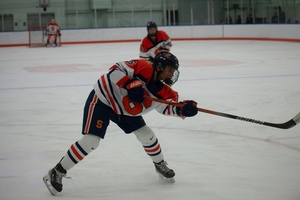 Forward Jackson Kinsler tallied two goals and added two assists to lead Syracuse to a 5-2 victory over Lindenwood Friday.