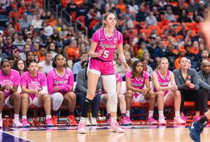 Syracuse overcame a 12-point first-half deficit to defeat Wake Forest 62-50 Sunday. Georgia Woolley led SU with 21 points.