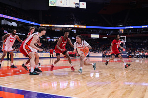 Syracuse faces Virginia Tech on the road after defeating NC State by 14 Wednesday to likely book its ticket to the ACC Tournament.