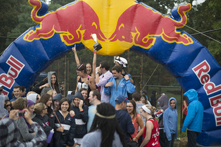 Delta Gamma celebrates after winning Derby Days. Although it placed second in the chariot race, the sorority finished on top for the weeklong philanthropy event.