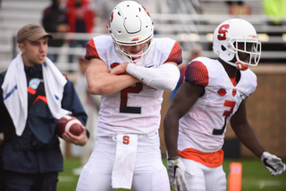 Eric Dungey threw for a career-high 434 yards on Saturday.