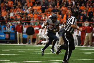 Etta-Tawo begins to create separation once he hauls the ball in.