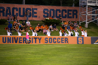 The Orange had six corner kicks to Duke's five. But the Blue Devils scored their second goal of the game on a header from Markus Fjørtoft