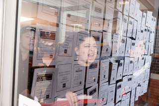 Multiple copies of grievances and lists of demands were posted at the entrance of Schine Student Center on Friday morning, in protest of the Theta Tau fraternity video. 