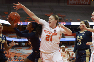 Emily Engstler scored a career-high 17 points on Thursday.