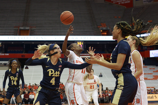 The Orange rode a 27-point lead into halftime.