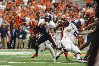 Syracuse recorded five sacks in the game. 