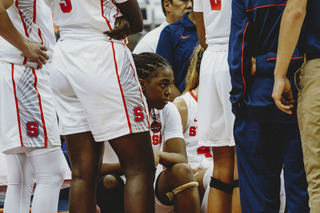 Finklea-Guity retained her starting spot as the center in Syracuse's defense.