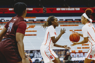 The Orange had eight total assists against the Bobcats, six less than they did against Ohio.