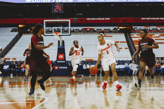 Taleah Washington chipped in six points over eight minutes, sinking consecutive 3-pointers in the second quarter.