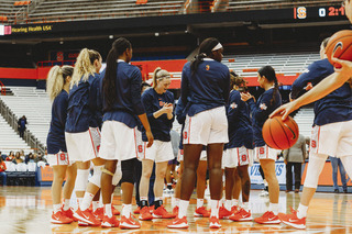 The Orange played a sloppy first half in their last game against Maryland Eastern Shore.