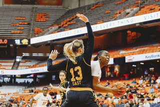 Amaya Finklea-Guity scored 13 points for the Orange, the third time in four games she's scored double-figures.