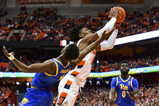 As the sixth man in Syracuse's rotation, Guerrier has become the Orange's go-to guy when Sidibe gets into foul trouble.