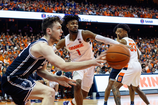 Guerrier made an impact on the glass for the Orange, leading them with seven rebounds. He was Syracuse's counter for Vernon Carey Jr. (17 rebounds).