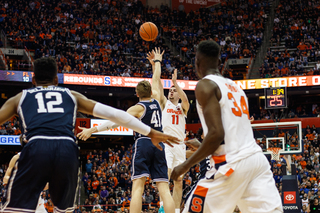 Girard led the Orange with three 3-pointers made, and he attempted a team-high 10 shots from beyond the arc.